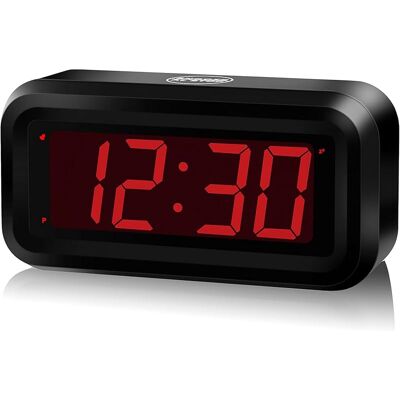 SANS MARQUE Réveil À Piles,affichage 12/24h,3 Niveaux De Luminosité,répétition,petite Horloge De Chevet Numérique Pour Chambre À Coucher,bureau,maison - Publicité SANS MARQUE Réveil À Piles,affichage 12/24h,3 Niveaux De Luminosité,répétition,petite Horloge De Chevet Numérique Pour Chambre À Coucher,bureau,maison - Publicité