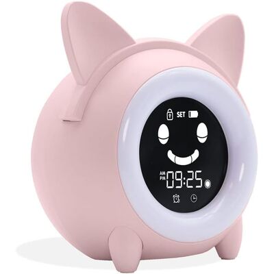 Generic Reveil Enfant Educatif Avec Veilleuse Indicateur Jour/nuit, Horloge Digital, Affichage Temperature, 5 Sons D'Alarme Pour Les Réveils Du Matin - Publicité Generic Reveil Enfant Educatif Avec Veilleuse Indicateur Jour/nuit, Horloge Digital, Affichage Temperature, 5 Sons D'Alarme Pour Les Réveils Du Matin - Publicité