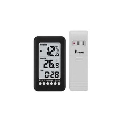 OEM Station Météo Sans Fil, Horloge De Température Intérieure Et Extérieure Lcd, Thermomètre De Transmission Sans Fil, Avec Émetteur Portable - Publicité OEM Station Météo Sans Fil, Horloge De Température Intérieure Et Extérieure Lcd, Thermomètre De Transmission Sans Fil, Avec Émetteur Portable - Publicité