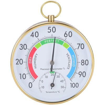 MOXIE Thermomètre-hygromètre Mural D'Intérieur, Mesure De Température Et D'Humidité Pour Serre, Maison, Entrepôt, Bureau, 10 Cm (3,94 Po) - Publicité MOXIE Thermomètre-hygromètre Mural D'Intérieur, Mesure De Température Et D'Humidité Pour Serre, Maison, Entrepôt, Bureau, 10 Cm (3,94 Po) - Publicité