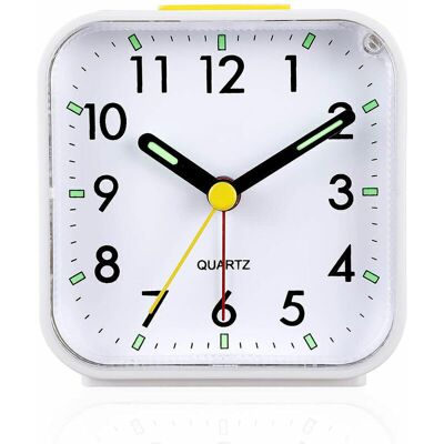 Zanussi Réveil Analogique Silencieux Sans Tictac, Réveil En Douceur, Bips Sonores, Augmentation Du Volume, Fonctions De Répétition Et D'Éclairage À Piles, Réglage Facile, Blanc - Publicité Zanussi Réveil Analogique Silencieux Sans Tictac, Réveil En Douceur, Bips Sonores, Augmentation Du Volume, Fonctions De Répétition Et D'Éclairage À Piles, Réglage Facile, Blanc - Publicité