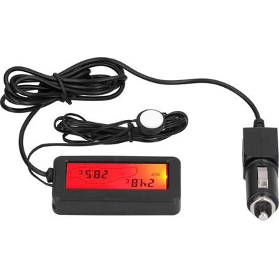 Zanussi Thermomètre Numérique Lcd Dc12v Pour Voiture Intérieur/extérieur - Mini Thermomètre Électronique De Température Rouge - Publicité Zanussi Thermomètre Numérique Lcd Dc12v Pour Voiture Intérieur/extérieur - Mini Thermomètre Électronique De Température Rouge - Publicité