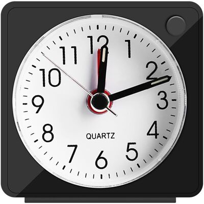 OEM Réveil Analogique Silencieux, Petite Réveil De Voyage Silencieux Avec Snooze Et Lumière, Réveils Analogiques À Quartz Pour Chambre À Coucher Bureau Voyage - Publicité OEM Réveil Analogique Silencieux, Petite Réveil De Voyage Silencieux Avec Snooze Et Lumière, Réveils Analogiques À Quartz Pour Chambre À Coucher Bureau Voyage - Publicité