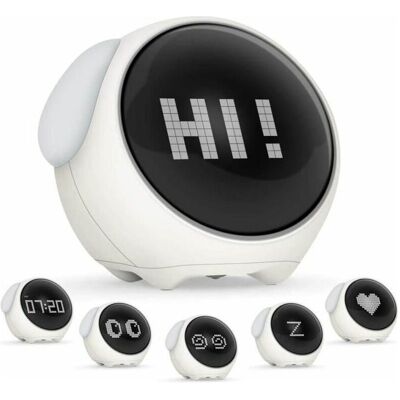Vision Tigrezy Réveil Enfant,réveil,réveil Numérique Rechargeable,réveil Mignon Enfants Emoji,horloge Pour Enfants Avec Veilleuse À Commande Vocale - Publicité Vision Tigrezy Réveil Enfant,réveil,réveil Numérique Rechargeable,réveil Mignon Enfants Emoji,horloge Pour Enfants Avec Veilleuse À Commande Vocale - Publicité