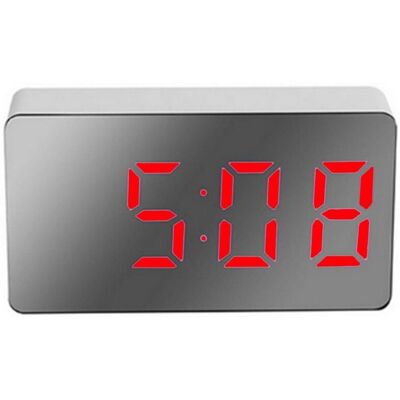 URSUS Jeffergarden Led Miroir Réveil Numérique Réveil Multifonctionnel Mini Réveil Électronique Pour Chambre Salon Bureau - Publicité URSUS Jeffergarden Led Miroir Réveil Numérique Réveil Multifonctionnel Mini Réveil Électronique Pour Chambre Salon Bureau - Publicité