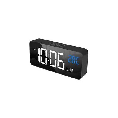 SANS MARQUE Réveil Numérique Noir, Horloge Numérique Réveil Led, Température Moyenne De L'Aube Numérique/sieste/2 Réveils/12/24 Heures/port De Chargement Usb/13 Chansons - Publicité SANS MARQUE Réveil Numérique Noir, Horloge Numérique Réveil Led, Température Moyenne De L'Aube Numérique/sieste/2 Réveils/12/24 Heures/port De Chargement Usb/13 Chansons - Publicité