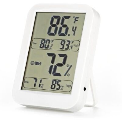 Cellfast Thermo-hygromètre Électronique, Thermomètre Hygromètre Intérieur Sans Fil, Écran Lcd Digital Pour L’ Affichage De Température P12423 - Publicité Cellfast Thermo-hygromètre Électronique, Thermomètre Hygromètre Intérieur Sans Fil, Écran Lcd Digital Pour L’ Affichage De Température P12423 - Publicité