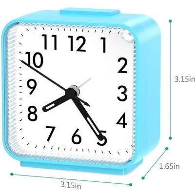 Cellfast Réveil Matin, Réveils Analogiques À Quartz Numérique 3d, Petite Réveil Silencieux Sans Tic-tac, Veilleuse Et Snooze - Bleu - Publicité Cellfast Réveil Matin, Réveils Analogiques À Quartz Numérique 3d, Petite Réveil Silencieux Sans Tic-tac, Veilleuse Et Snooze - Bleu - Publicité
