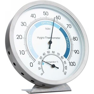 OEM Thermomètre Hygromètre Analogique, Station Météo Précise Pour La Mesure De L'Humidité Et De La Température, Thermomètre Intérieur Mural Design, Hydrometre Intérieur Pour Un Environnement Sain-dou - Publicité OEM Thermomètre Hygromètre Analogique, Station Météo Précise Pour La Mesure De L'Humidité Et De La Température, Thermomètre Intérieur Mural Design, Hydrometre Intérieur Pour Un Environnement Sain-dou - Publicité