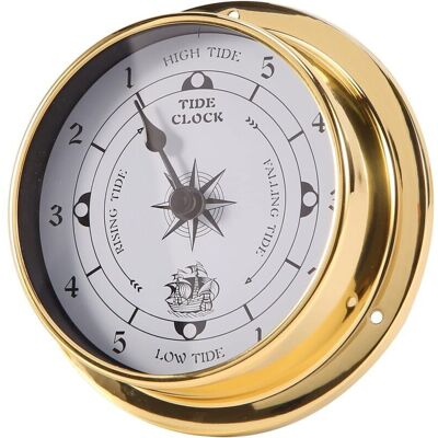 OEM Horloge De Marée, Horloge De Marée Marine En Cuivre De 98 Mm Prévisions Météorologiques Une Pièce Station Météo - Publicité OEM Horloge De Marée, Horloge De Marée Marine En Cuivre De 98 Mm Prévisions Météorologiques Une Pièce Station Météo - Publicité