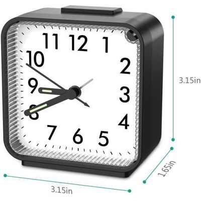 Cellfast Réveil Matin, Réveils Analogiques À Quartz Numérique 3d, Petite Réveil Silencieux Sans Tic-tac, Réveil Veilleuse Et Snooze - Publicité Cellfast Réveil Matin, Réveils Analogiques À Quartz Numérique 3d, Petite Réveil Silencieux Sans Tic-tac, Réveil Veilleuse Et Snooze - Publicité
