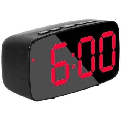 Zanussi Réveil Numérique Intelligent De Chevet, Horloge De Voyage Usb À Led Rouge Avec Affichage De La Date Et De La Température Au Format 12/24 Heures Et Fonction Snooze Pour La Chambre, Noir - Publicité Zanussi Réveil Numérique Intelligent De Chevet, Horloge De Voyage Usb À Led Rouge Avec Affichage De La Date Et De La Température Au Format 12/24 Heures Et Fonction Snooze Pour La Chambre, Noir - Publicité