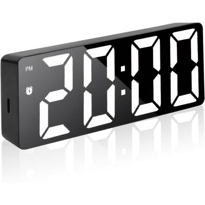 Generic Réveil Numérique Led, Horloge De Chevet, Réveil Alimenté Par Usb, Avec 3 Modes De Répétition,température Somnoler Luminosité Réglable Horloge (noir) - Publicité Generic Réveil Numérique Led, Horloge De Chevet, Réveil Alimenté Par Usb, Avec 3 Modes De Répétition,température Somnoler Luminosité Réglable Horloge (noir) - Publicité