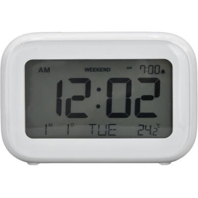 URSUS Jeffergarden Mini Réveil Numérique Avec Écran Lcd Fonction Snooze Formats 12h 24h Pour Chambre Voyage Bureau Blanc - Publicité URSUS Jeffergarden Mini Réveil Numérique Avec Écran Lcd Fonction Snooze Formats 12h 24h Pour Chambre Voyage Bureau Blanc - Publicité