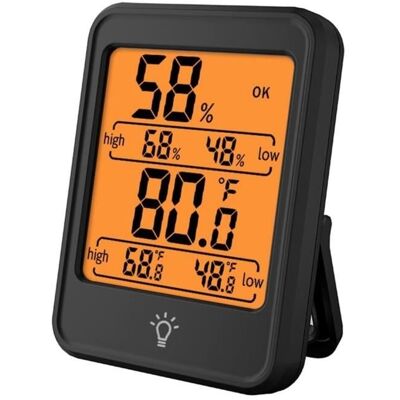 Cellfast Moniteur De Température Humidité Intérieur Rétroéclairage Hygromètre Sans Fil Thermomètre Station Météo Moniteur - Publicité Cellfast Moniteur De Température Humidité Intérieur Rétroéclairage Hygromètre Sans Fil Thermomètre Station Météo Moniteur - Publicité