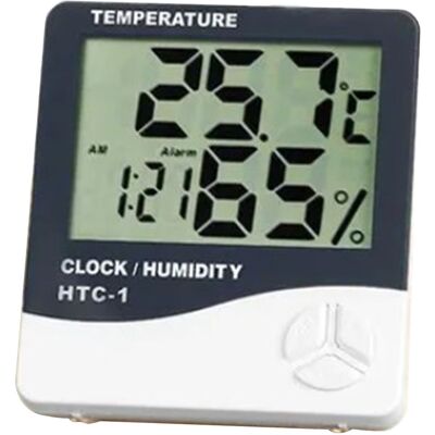 HEAT Mini Thermomètre-hygromètre Numérique Avec Horloge, Indicateur De Température Et D'Humidité Ambiantes. Publicité HEAT Mini Thermomètre-hygromètre Numérique Avec Horloge, Indicateur De Température Et D'Humidité Ambiantes. Publicité