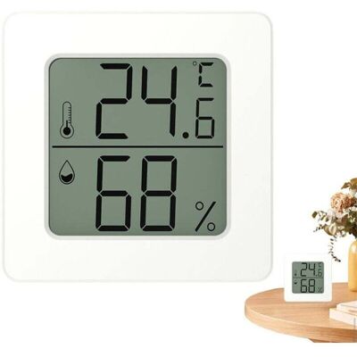 OEM Thermomètre D'Intérieur, Hygromètre Numérique, Thermomètre D'Ambiance Pour La Maison, Moniteur De Température Et D'Humidité Pour Serre, Blanc - Publicité OEM Thermomètre D'Intérieur, Hygromètre Numérique, Thermomètre D'Ambiance Pour La Maison, Moniteur De Température Et D'Humidité Pour Serre, Blanc - Publicité