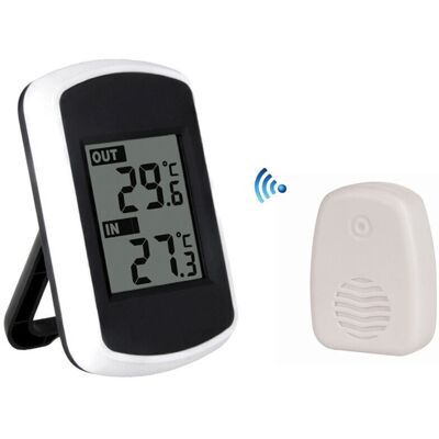Melissa Thermomètre Numérique Sans Fil Lcd Pour Intérieur Ou Extérieur, Mini Capteur De Température Ambiante, Testeur Météo Précis Pour Maison, Chambre, Bureau. Design Blanc. Publicité Melissa Thermomètre Numérique Sans Fil Lcd Pour Intérieur Ou Extérieur, Mini Capteur De Température Ambiante, Testeur Météo Précis Pour Maison, Chambre, Bureau. Design Blanc. Publicité