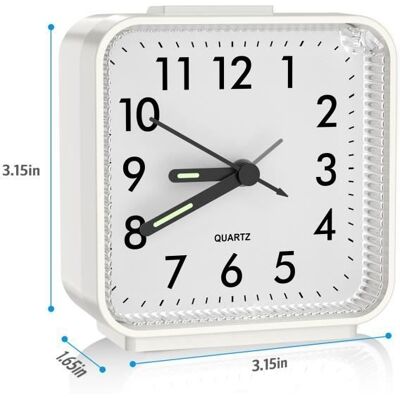 Cellfast Réveil Matin, Réveils Analogiques À Quartz Numérique 3d, Petite Réveil Silencieux Sans Tic-tac, Veilleuse Et Snooze - Oria - Publicité Cellfast Réveil Matin, Réveils Analogiques À Quartz Numérique 3d, Petite Réveil Silencieux Sans Tic-tac, Veilleuse Et Snooze - Oria - Publicité