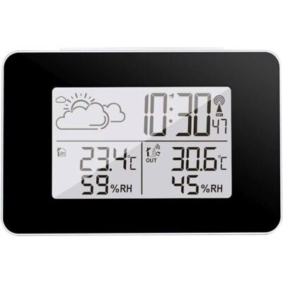 Melissa Station Météo Avec Affichage 12/24h, Réveil Avec Fonction Snooze, Prévisions Météo 8h, Mesure Humidité 20-95% Hr, Enregistrement Températures Et Humidité Max/min Intérieur/extérieur. Publicité Melissa Station Météo Avec Affichage 12/24h, Réveil Avec Fonction Snooze, Prévisions Météo 8h, Mesure Humidité 20-95% Hr, Enregistrement Températures Et Humidité Max/min Intérieur/extérieur. Publicité
