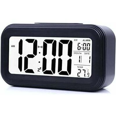 Scotch Aiperq Réveil Digital Réveil Matin, Horloge Numérique Réveil À Pile Silencieux Pour Enfants Adultes Grand Écran Led Température Calendrier(noir) - Publicité Scotch Aiperq Réveil Digital Réveil Matin, Horloge Numérique Réveil À Pile Silencieux Pour Enfants Adultes Grand Écran Led Température Calendrier(noir) - Publicité