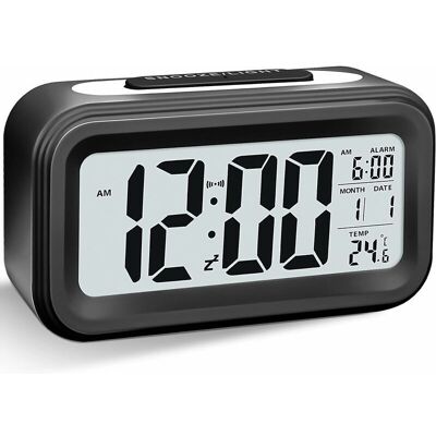 URSUS Reveil Numerique Réveil Matin Lumineux Led Reveille Digital A Piles Silencieux Aalarm Clock De Voyage Avec Gros Chiffres Pour Enfant Fille Garcon Ado Adultes, Réveils Avec Date Snooze, Noir - Publicité URSUS Reveil Numerique Réveil Matin Lumineux Led Reveille Digital A Piles Silencieux Aalarm Clock De Voyage Avec Gros Chiffres Pour Enfant Fille Garcon Ado Adultes, Réveils Avec Date Snooze, Noir - Publicité