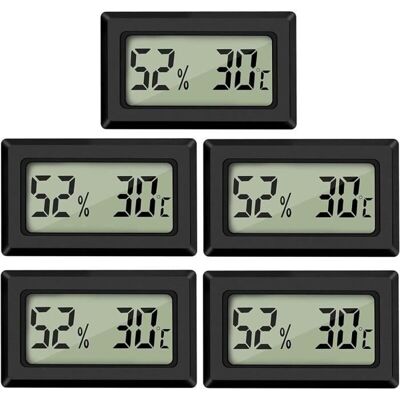SANS MARQUE Mini Digital Lcd Thermomètre Hygromètre Température Humidité Testeur (5pcs) - Publicité SANS MARQUE Mini Digital Lcd Thermomètre Hygromètre Température Humidité Testeur (5pcs) - Publicité