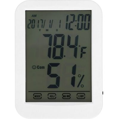 Zanussi Thermomètre Numérique Hygromètre Écran Tactile Lcd Température Humidité Testeur Bureau Maison - Publicité Zanussi Thermomètre Numérique Hygromètre Écran Tactile Lcd Température Humidité Testeur Bureau Maison - Publicité