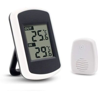 SANS MARQUE Lcd Digital Thermomètre Sans Fil Pour Intérieur Ou Extérieur, Mini Capteur De Température Ambiante, Petit Précise Testeur De Météo Dans La Maison Chambre Et Bureau, Blanc - Publicité SANS MARQUE Lcd Digital Thermomètre Sans Fil Pour Intérieur Ou Extérieur, Mini Capteur De Température Ambiante, Petit Précise Testeur De Météo Dans La Maison Chambre Et Bureau, Blanc - Publicité