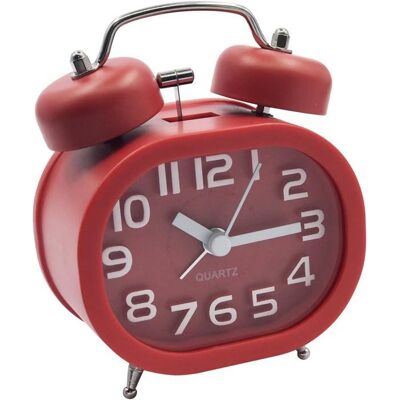 Cellfast Réveil À Quartz Rétro Silencieux, Réveil Matin, Horloge Analogique De Chevet De Voyage, Réveil En Métal À Double Cloche, Réveil Pou - Publicité Cellfast Réveil À Quartz Rétro Silencieux, Réveil Matin, Horloge Analogique De Chevet De Voyage, Réveil En Métal À Double Cloche, Réveil Pou - Publicité