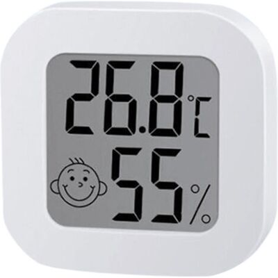ABYSSE Lot De 1 Thermomètres Hygromètres Lcd Mini Thermomètre Numérique De Chambre Thermomètre De Température Et D'Humidité Pour La Chambre, Le Bureau, Le Sous-sol, 50℃-70℃(-58℉-158℉)10%rh-99%rh Hr, Blanc - Publicité ABYSSE Lot De 1 Thermomètres Hygromètres Lcd Mini Thermomètre Numérique De Chambre Thermomètre De Température Et D'Humidité Pour La Chambre, Le Bureau, Le Sous-sol, 50℃-70℃(-58℉-158℉)10%rh-99%rh Hr, Blanc - Publicité