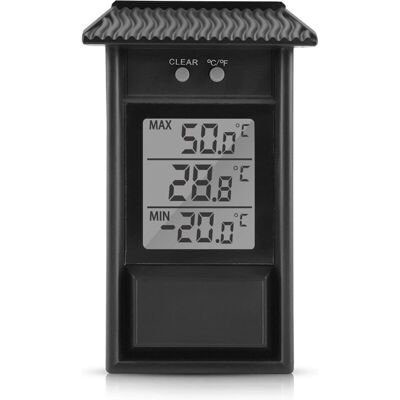 BRAST Noir Thermomètre Numérique Pour Extérieur Intérieur, Thermomètre Exterieur Mural Sans Fil Étanche, -20 À +50°c - Publicité BRAST Noir Thermomètre Numérique Pour Extérieur Intérieur, Thermomètre Exterieur Mural Sans Fil Étanche, -20 À +50°c - Publicité