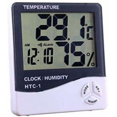 Melissa Hygromètre Et Thermomètre Numérique Pour Intérieur Et Extérieur, Station Météorologique Électronique Avec Écran Lcd. Design Blanc, Mesure Précise De L'Humidité Et De La Température. Publicité Melissa Hygromètre Et Thermomètre Numérique Pour Intérieur Et Extérieur, Station Météorologique Électronique Avec Écran Lcd. Design Blanc, Mesure Précise De L'Humidité Et De La Température. Publicité