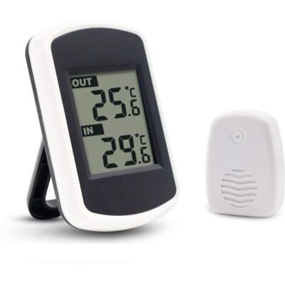 URSUS Thermomètre Numérique Lcd Sans Fil, Mini Capteur De Température Ambiante, Petit Testeur Météo Précis Pour La Maison, La Chambre Et Le Bureau, Blanc - Publicité URSUS Thermomètre Numérique Lcd Sans Fil, Mini Capteur De Température Ambiante, Petit Testeur Météo Précis Pour La Maison, La Chambre Et Le Bureau, Blanc - Publicité