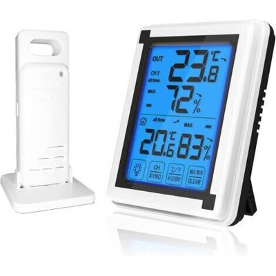 BARKBUSTERS (one For One)thermomètre Numérique Transmetteur Sans Fil Intérieur Extérieur Thermomètre Hygromètre Électronique Température Humidité Moniteur - Publicité BARKBUSTERS (one For One)thermomètre Numérique Transmetteur Sans Fil Intérieur Extérieur Thermomètre Hygromètre Électronique Température Humidité Moniteur - Publicité