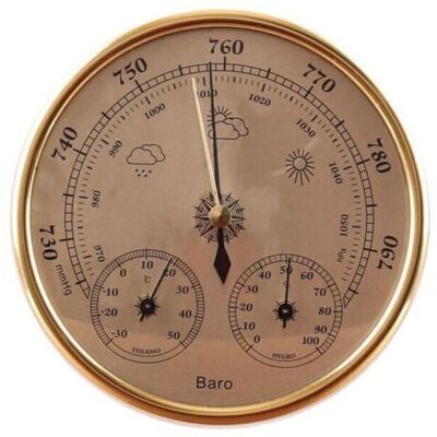 URSUS Baromètre , Station Météo Avec Baromètre Et Thermomètre Hygromètre, Station Météo Analogique Murale 3 En 1, Pour L'Intérieur Et L'Extérieur - Publicité URSUS Baromètre , Station Météo Avec Baromètre Et Thermomètre Hygromètre, Station Météo Analogique Murale 3 En 1, Pour L'Intérieur Et L'Extérieur - Publicité