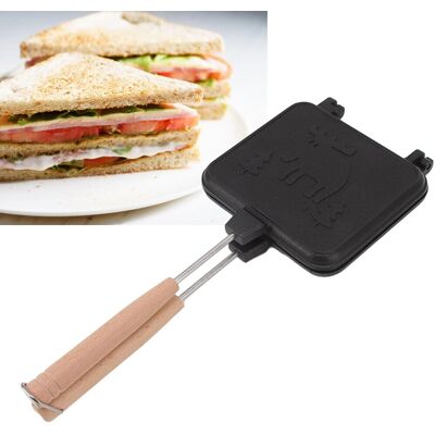 Generic Poêle À Frire Double Face, Croque Monsieur À Gaz, Gaufrier, Poêle Antiadhésive Pour Le Petit Déjeuner Avec Poignée Amovible, Pour Les Toasts - Publicité Generic Poêle À Frire Double Face, Croque Monsieur À Gaz, Gaufrier, Poêle Antiadhésive Pour Le Petit Déjeuner Avec Poignée Amovible, Pour Les Toasts - Publicité