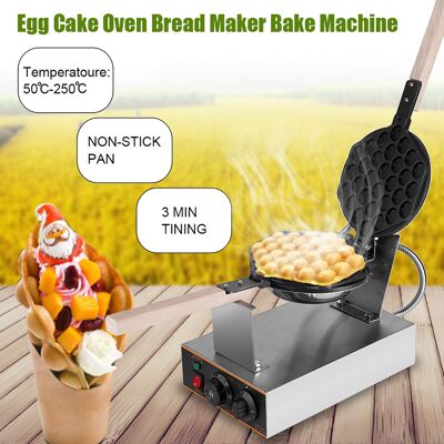 A MOON Gaufrier Électrique En Acier Inoxydable Pour Œufs, Pain Soufflé, Four De Cuisson 110v Prise Us - Publicité A MOON Gaufrier Électrique En Acier Inoxydable Pour Œufs, Pain Soufflé, Four De Cuisson 110v Prise Us - Publicité
