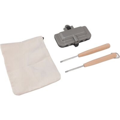 MCKENSA Poêle À Sandwichs Petite Et Portable, Antiadhésive, Avec Pince Amovible, Outil De Cuisine - Publicité MCKENSA Poêle À Sandwichs Petite Et Portable, Antiadhésive, Avec Pince Amovible, Outil De Cuisine - Publicité