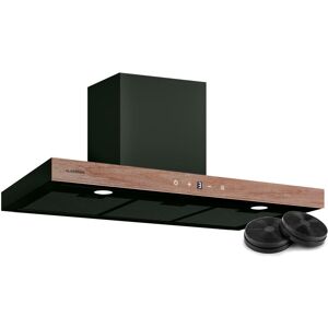 Klarstein - Zenfusion T Hotte Aspirante - 90 Cm Hotte Murale, Débit 885 M³/h Boost, Tactile, Cee A++, Led 4000 K, Silencieuse 47 Db, Noir, Air Évacué & Recyclé - Publicité Klarstein - Zenfusion T Hotte Aspirante - 90 Cm Hotte Murale, Débit 885 M³/h Boost, Tactile, Cee A++, Led 4000 K, Silencieuse 47 Db, Noir, Air Évacué & Recyclé - Publicité