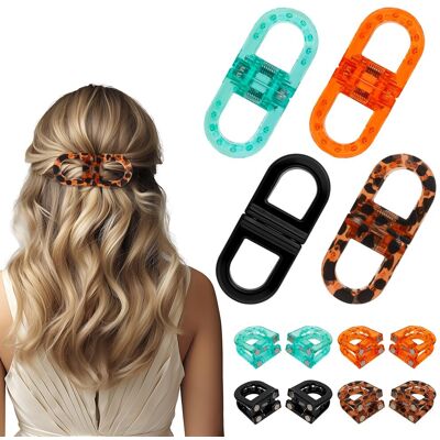 OEM 4pcs Clips Pour Cheveux Magnétiques Pour Femmes - Forte Tenue Anti-glissement Sans Plis 2-en-1 Clips De Coiffure, Doux Sur Tous Les Types De Cheveux - Publicité OEM 4pcs Clips Pour Cheveux Magnétiques Pour Femmes - Forte Tenue Anti-glissement Sans Plis 2-en-1 Clips De Coiffure, Doux Sur Tous Les Types De Cheveux - Publicité