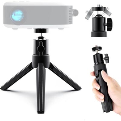 OEM Mini Trépied De Vidéoprojecteur - Trépied Pour Mini Projecteur Portable, Support De Projecteur Avec Rotule Rotative À 360° En Métal Pour Appareil Photo, Mini Projecteur, Webcam/trépied Ptz-dou - Publicité OEM Mini Trépied De Vidéoprojecteur - Trépied Pour Mini Projecteur Portable, Support De Projecteur Avec Rotule Rotative À 360° En Métal Pour Appareil Photo, Mini Projecteur, Webcam/trépied Ptz-dou - Publicité