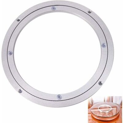 OEM Plateau Tournant À Roulement, Plaque Pivotante Lisse, Table Tournante D'Alliage D'Aluminium, Plateau Tournant Roulement À Billes, Pour La Cuisine, Le Salon, Heavy Duty, Lisse, 25cm/10 Pouce - Publicité OEM Plateau Tournant À Roulement, Plaque Pivotante Lisse, Table Tournante D'Alliage D'Aluminium, Plateau Tournant Roulement À Billes, Pour La Cuisine, Le Salon, Heavy Duty, Lisse, 25cm/10 Pouce - Publicité