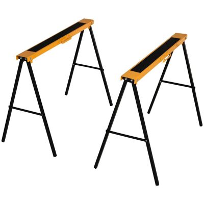 OEM Trépied/support Pliable, Antidérapant, En Acier Orange Et Noir, 99,5 X 50 X 78 Cm, Capacité De Charge De 125 Kg - Publicité OEM Trépied/support Pliable, Antidérapant, En Acier Orange Et Noir, 99,5 X 50 X 78 Cm, Capacité De Charge De 125 Kg - Publicité