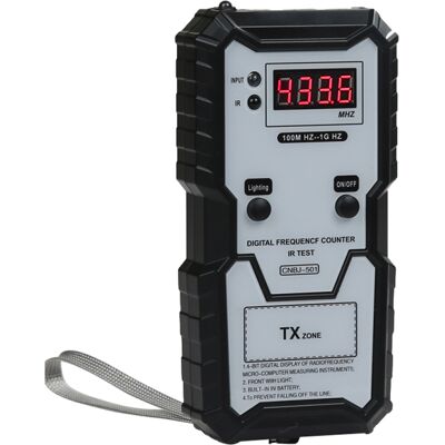 OEM Testeur Fréquence Infrarouge 100 Mhz-1 Ghz Compteur 4 Bits Éclairage - Publicité OEM Testeur Fréquence Infrarouge 100 Mhz-1 Ghz Compteur 4 Bits Éclairage - Publicité