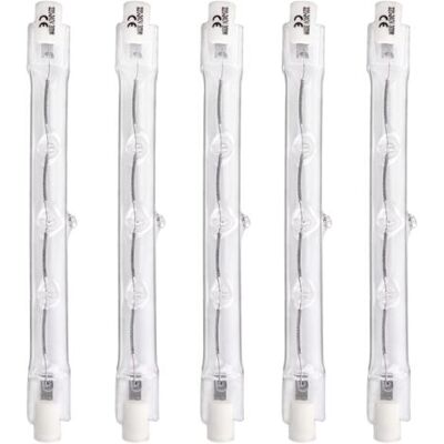OEM Royaluxe-ampoules Halogènes Linéaires R7s 118mm 300w, Dimmable Blanc Chaud 2700k 4500lm, 220v Projecteur À Double Extrémité R7s Pour Plafonniers, Éclairage Paysager, Lumière De Travail De Sécurité, 5 - Publicité OEM Royaluxe-ampoules Halogènes Linéaires R7s 118mm 300w, Dimmable Blanc Chaud 2700k 4500lm, 220v Projecteur À Double Extrémité R7s Pour Plafonniers, Éclairage Paysager, Lumière De Travail De Sécurité, 5 - Publicité