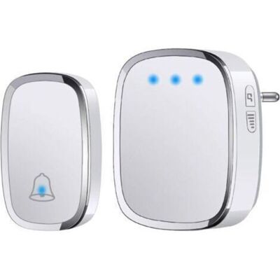OEM Sonnette Sans Fil Extérieur Étanche Ip44, Sonnette De Porte 300 Mètres, Kit De Carillon Avec Led Flash, 1 Émetteur Et 1 Récepteur, 5 Niveaux De Volume, 36 Mélodies - Publicité OEM Sonnette Sans Fil Extérieur Étanche Ip44, Sonnette De Porte 300 Mètres, Kit De Carillon Avec Led Flash, 1 Émetteur Et 1 Récepteur, 5 Niveaux De Volume, 36 Mélodies - Publicité