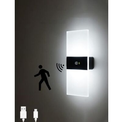 OEM Royaluxe-applique Murale Led Sans Fil Avec Capteur De Mouvement – Chargement Usb – Éclairage 6000k – Installation Sans Perçage – Design Noir Moderne - Publicité OEM Royaluxe-applique Murale Led Sans Fil Avec Capteur De Mouvement – Chargement Usb – Éclairage 6000k – Installation Sans Perçage – Design Noir Moderne - Publicité