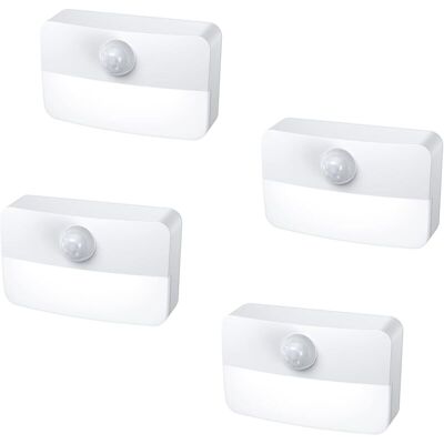 OEM Veilleuse Led Détecteur De Mouvement (lot De 4) – Autocollante, Éclairage Cuisine, Escalier, Armoire, Économique Et Pratique - Publicité OEM Veilleuse Led Détecteur De Mouvement (lot De 4) – Autocollante, Éclairage Cuisine, Escalier, Armoire, Économique Et Pratique - Publicité