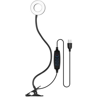 OEM Anneau Lumineux Led 3,5 Pouces À Clipser, 3 Modes D'Éclairage, Intensité Réglable, Alimentation Usb, Bras Flexible (pour Visioconférence) - Publicité OEM Anneau Lumineux Led 3,5 Pouces À Clipser, 3 Modes D'Éclairage, Intensité Réglable, Alimentation Usb, Bras Flexible (pour Visioconférence) - Publicité